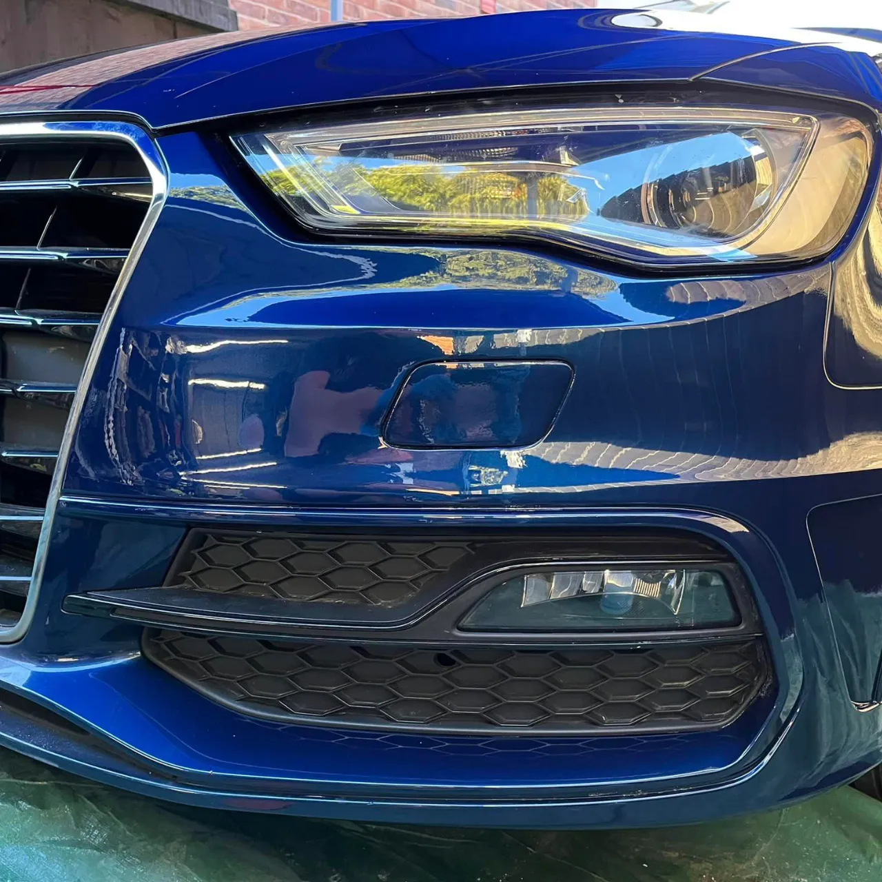 After - Cracked bumper repair