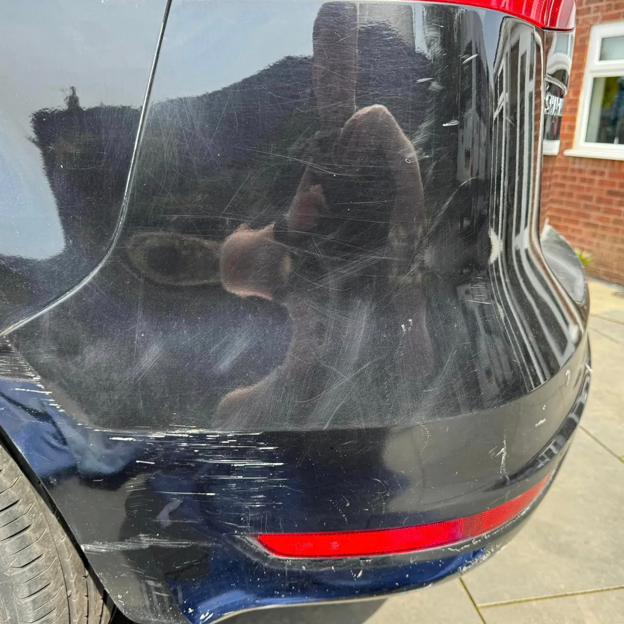 Before - Scratch repair 2