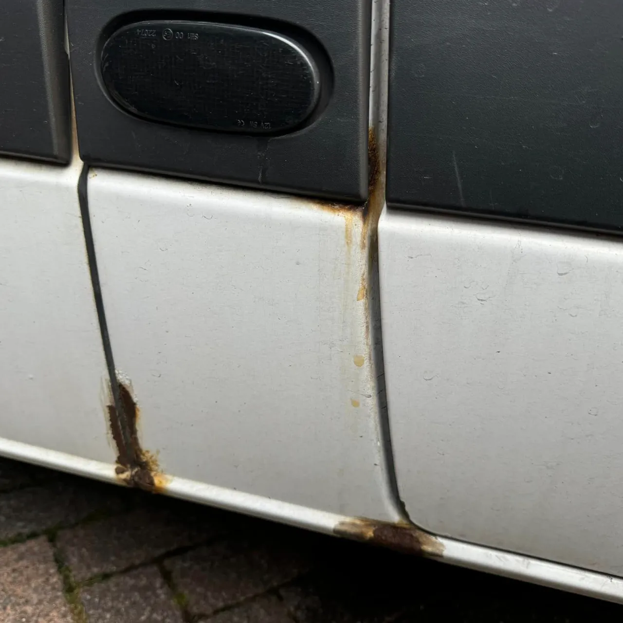 Before - Rust repair 2