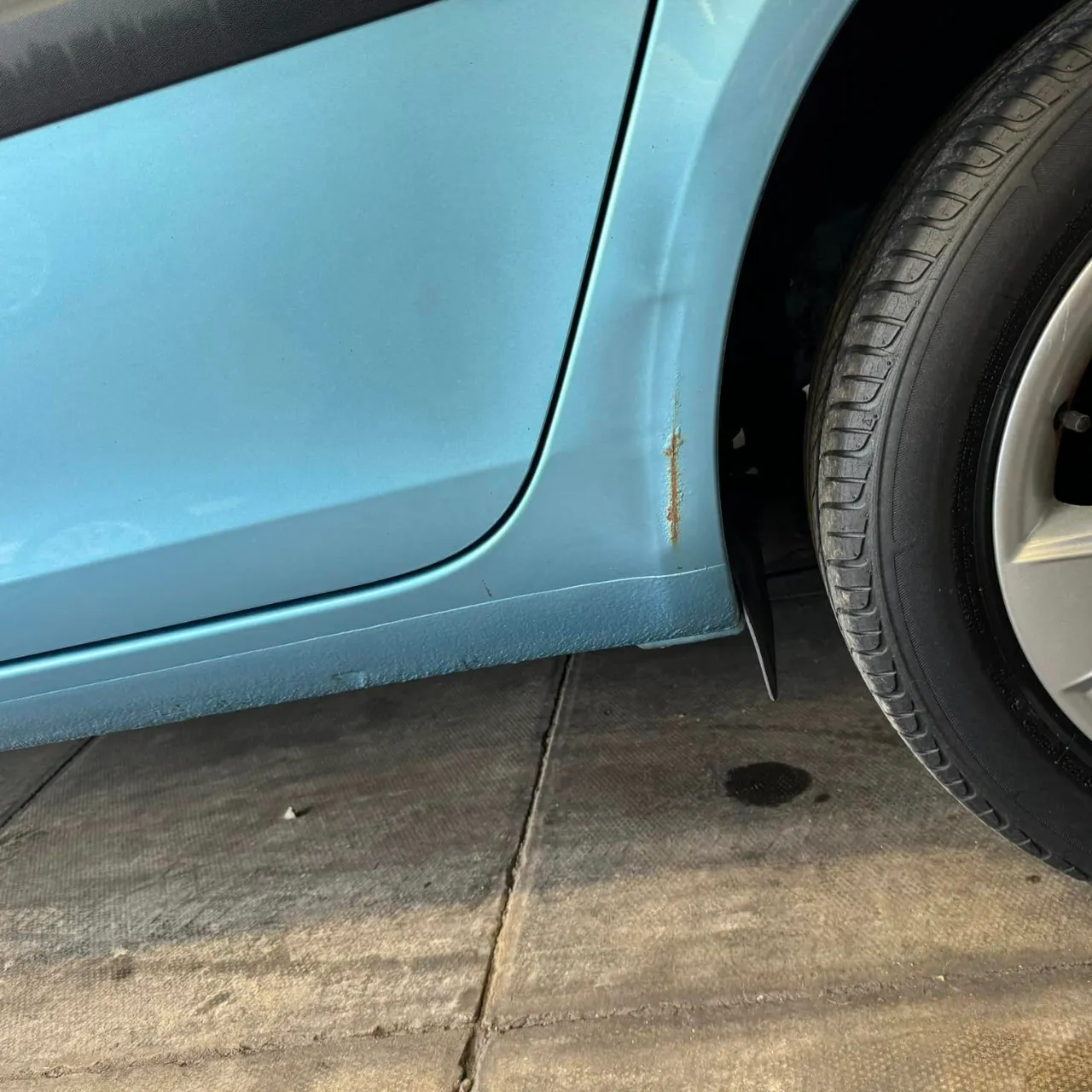 Before - Rust repair 3