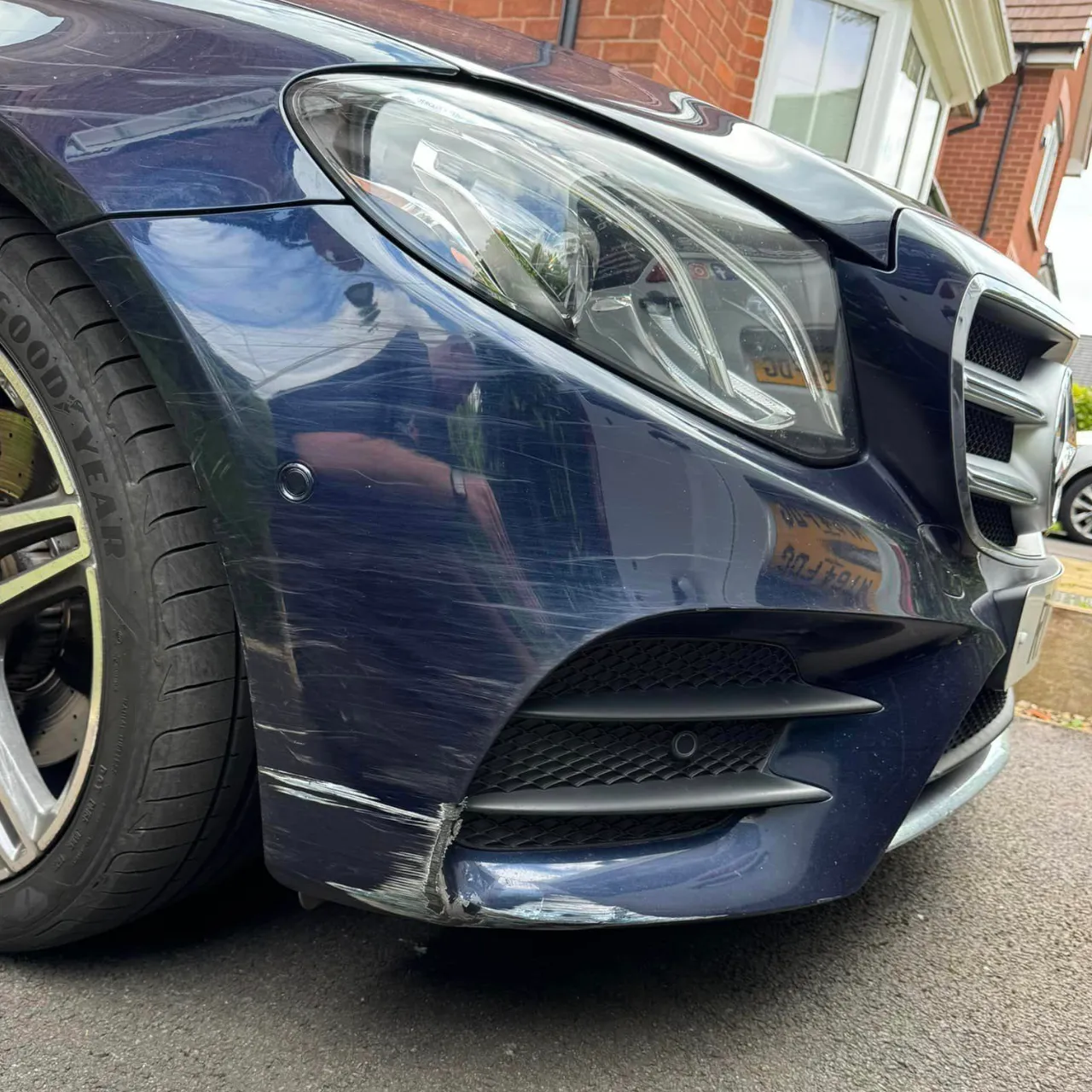 Before - Bumper repair 2