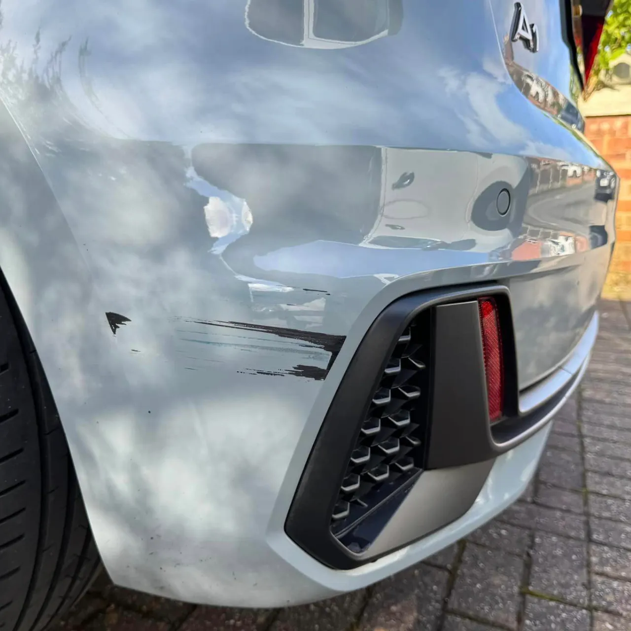 Before - Bumper repair 4