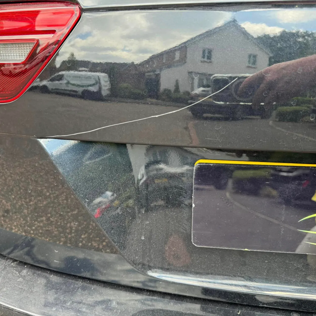 Before - Scratch repair 1